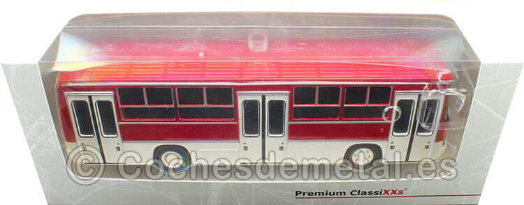 1982 Ikarus 260.06 Transporte Urbano Rojo/Blanco 1:43 Premium ClassiXXs PCL47153