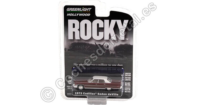 1973 Cadillac DeVille Sedan Rocky Hollywood Series 35 1:64 Greenlight 44950A