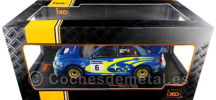 2001 Subaru Impreza S7 WRC Nº6 Solberg/Mills Rally Gran Bretaña 1:24 IXO Models 24RAL026B