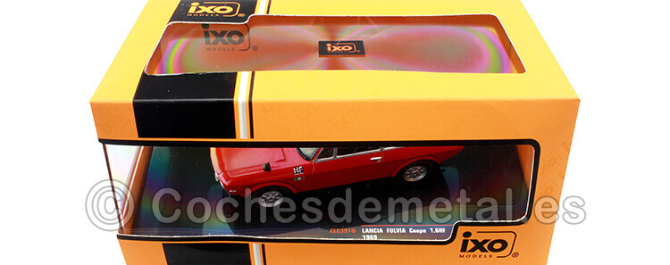 1969 Lancia Fulvia Coupe 1.6 HF Rojo 1:43 IXO Models CLC397N