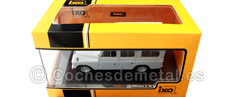 1978 Land Rover Series III 109 Station Wagon Gris 1:43 IXO Models CLC436N