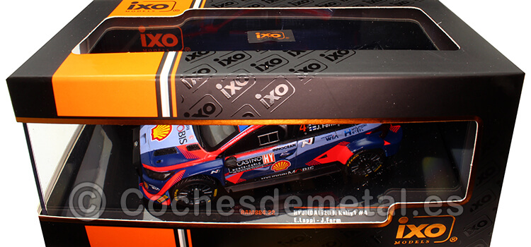 2023 Hyundai i20 N Rally1 Nº4 Lappi/Ferm Rally Monte Carlo 1:43 IXO Models RAM884.22