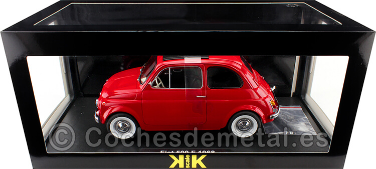 1968 Fiat 500 Rojo 1:12 KK-Scale 120031