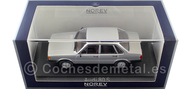1979 Audi 80 S Plateado 1:43 Norev 830052