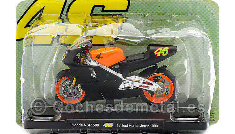 1999 Honda Nsr 500 Nº46 Valentino Rossi Test Campeón del Mundo MotoGP Jerez 1:18 Editorial Salvat ROSSI0029