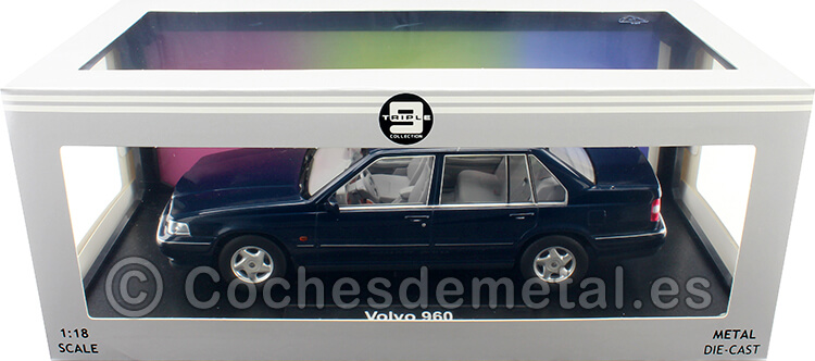 1996 Volvo 960 Azul Oscuro Metalizado 1:18 Triple-9 1800302