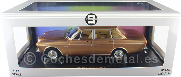 1970 Volvo 164 Dorado Metalizado 1:18 Triple-9 1800373