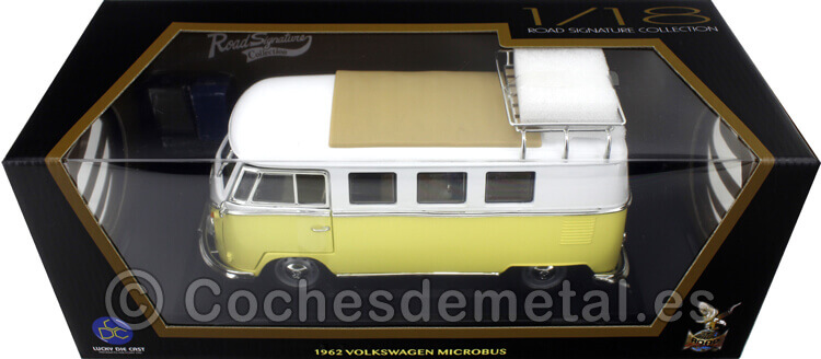 1962 Volkswagen Microbus Combi Type 2 T1 Camping Version 1:18 Lucky Diecast 92328