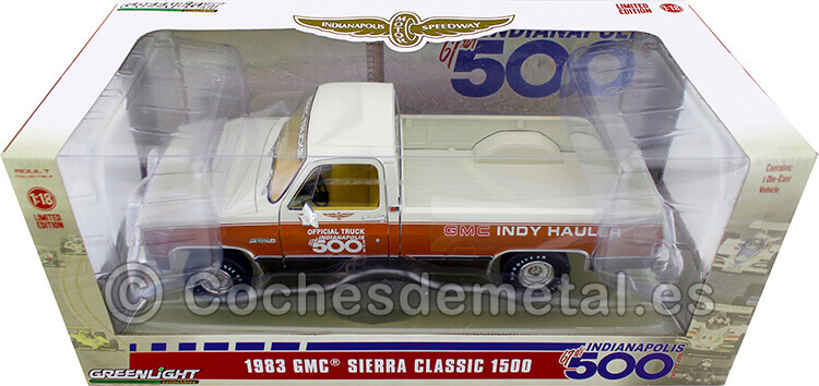 1983 GMC Sierra Classic 1500 PickUp 67th Annual Indianapolis 500 Mile Race Official Truck 1:18 Greenlight 13564