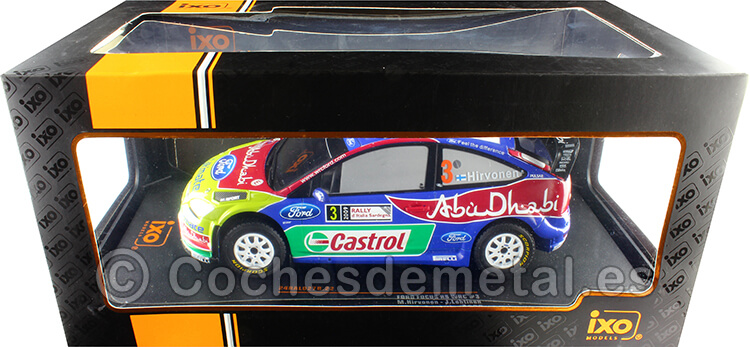 2009 Ford Focus RS WRC Nº3 Hirvonen/Lehtinen Rally Cerdeña 1:24 IXO Models 24RAL027B.22