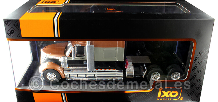 2010 Cabeza Tractora International Lonestar 3 Ejes Marrón/Negro/Plateado 1:43 IXO Models TR152.22