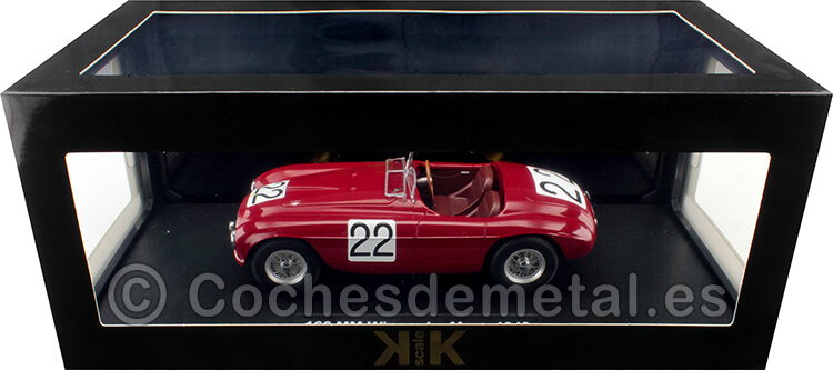 1949 Ferrari 166 MM Barchetta Nº 22 Chinetti/Selsdon Ganador 24h. De LeMans Rojo 1:18 KK-Scale 180913