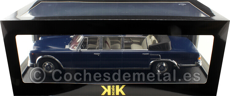 1964 Mercedes-Benz 600 W100 Landaulet Azul Oscuro 1:18 KK-Scale KKDC181182
