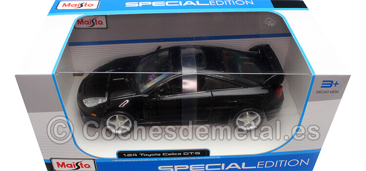 2004 Toyota Celica GT-S Coupé Negro 1:24 Maisto 31237