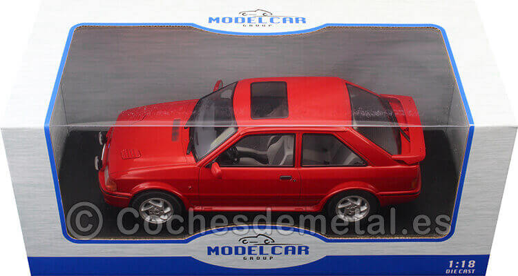 1990 Ford Escort RS Turbo Rojo 1:18 MC Group 18273