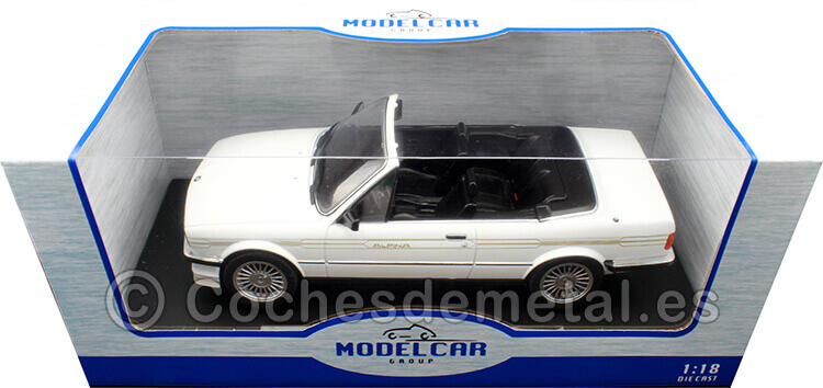 1986 BMW Alpina C2 2.7 E30 Convertible Blanco 1:18 MC Group 18383