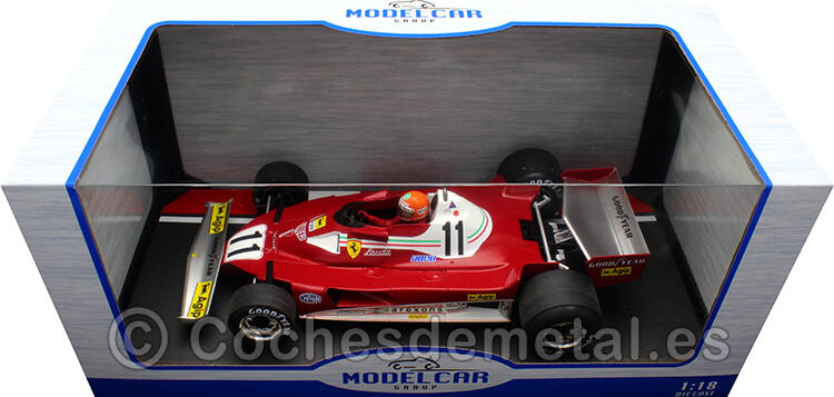 1977 Ferrari 312 T2B Nº11 Niki Lauda GP F1 Monaco y Campeón Del Mundo 1:18 MC Group 18624F