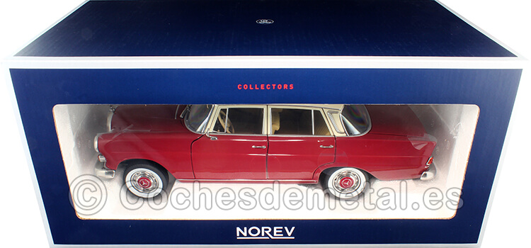 1966 Mercedes-Benz 200 Granate/Beige 1:18 Norev HQ 183706