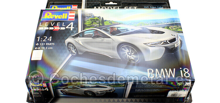 2014 BMW i8 Plastic Model Kit Blanco 1:24 Revell 67670